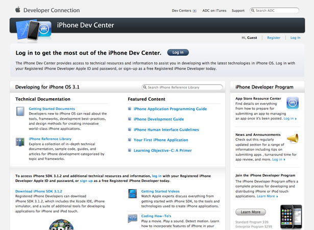 iphonedevcenter