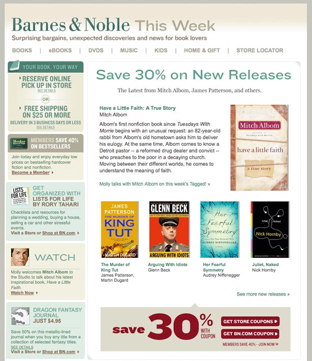 A Guide to Creating Email Newsletters barnes and noble newsletter