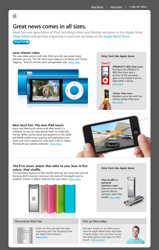 A Guide to Creating Email Newsletters apple 1