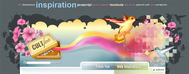 Blog Headers: 20 Great Examples and Best Practices Cult-f