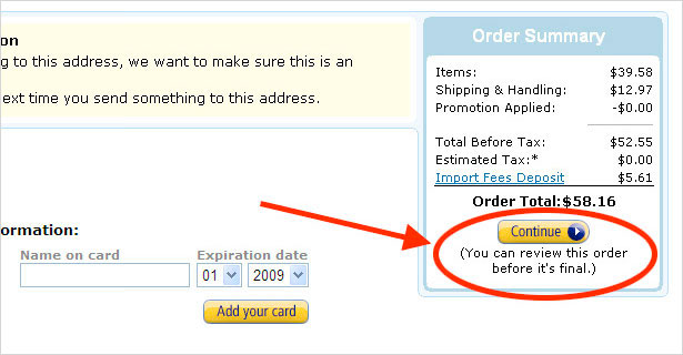 Amazon Cart Prior to Final Purchase Amazon Cart Prior to Final Purchase