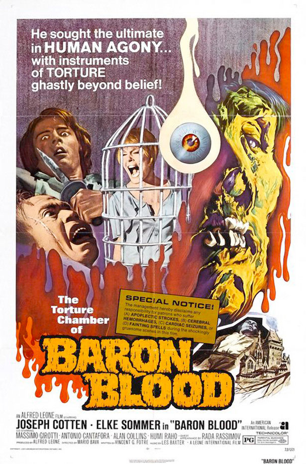 Super Freaky Movie Posters of the 70's baron blood