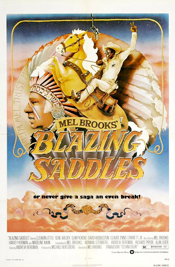 Super Freaky Movie Posters of the 70's blazing saddles