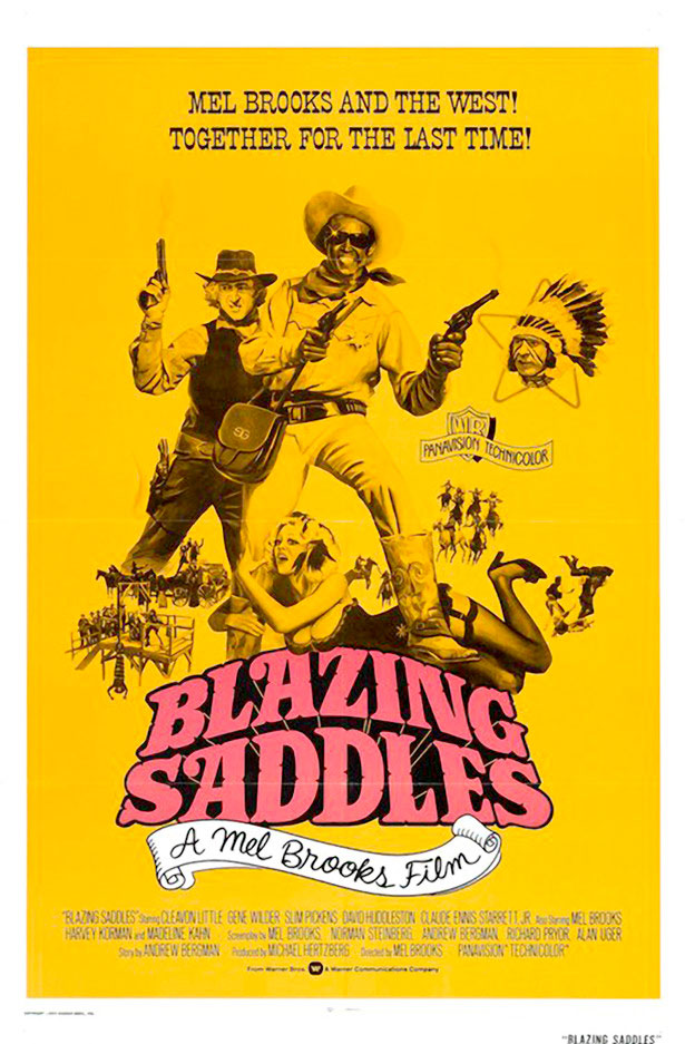 Super Freaky Movie Posters of the 70's blazing saddles ver2