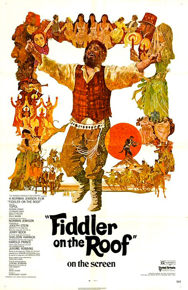 Super Freaky Movie Posters of the 70's fiddler on the roof