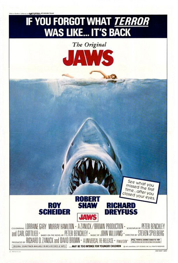 Super Freaky Movie Posters of the 70's jaws ver2