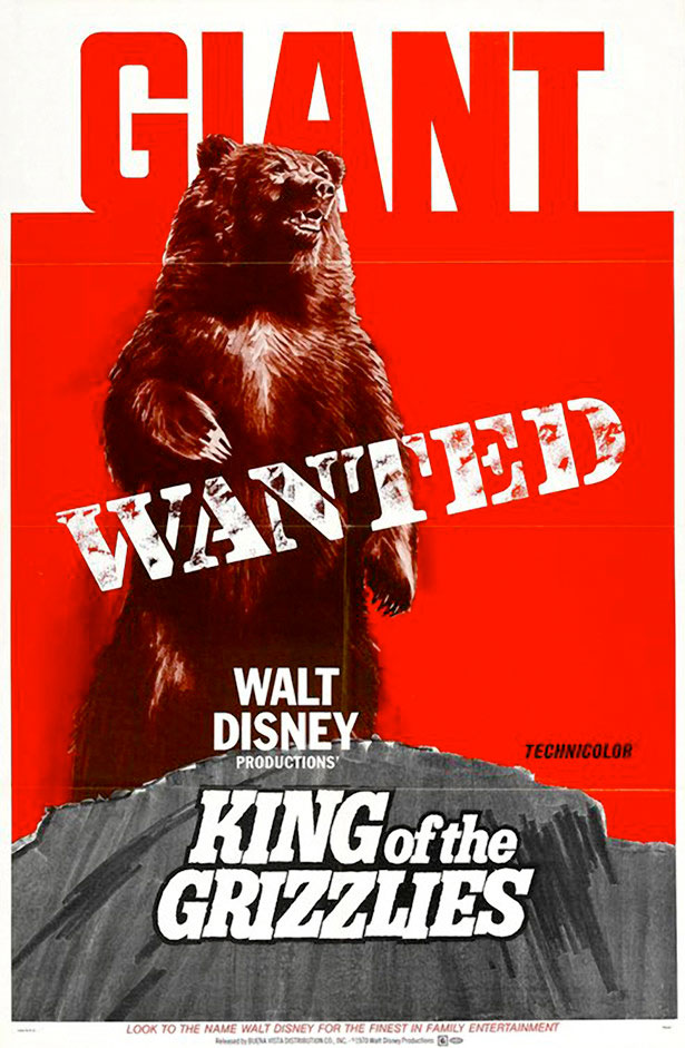 Super Freaky Movie Posters of the 70's king of the grizzlies