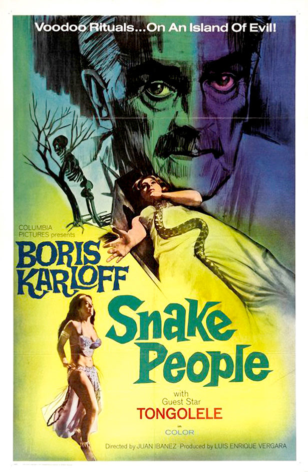 Super Freaky Movie Posters of the 70's snake people