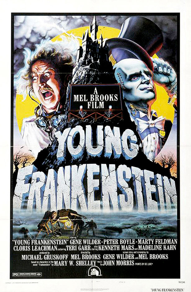 Super Freaky Movie Posters of the 70's young frankenstein