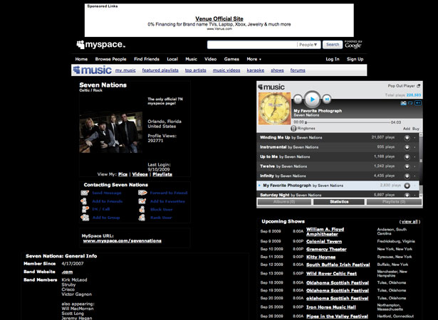 The History and Evolution of Social Media myspace