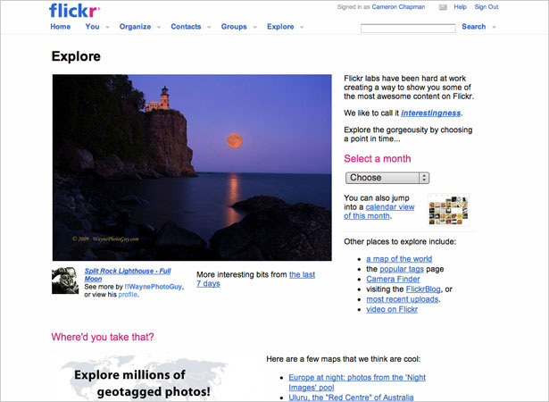The History and Evolution of Social Media flickr