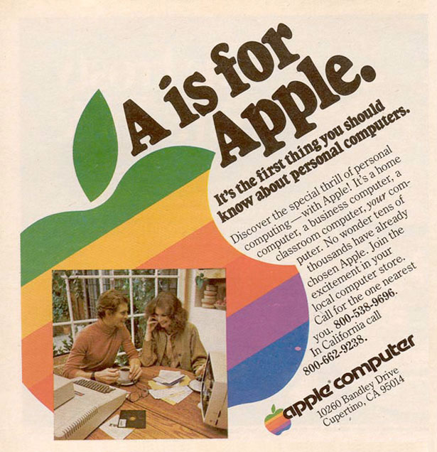 The Evolution of Apple Ads 1977aisforapple