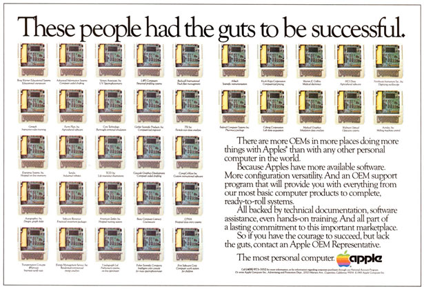 The Evolution of Apple Ads 1983gutsad