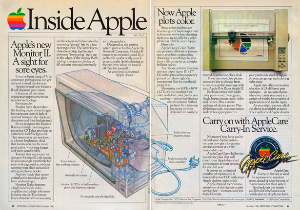 The Evolution of Apple Ads 1983monitor