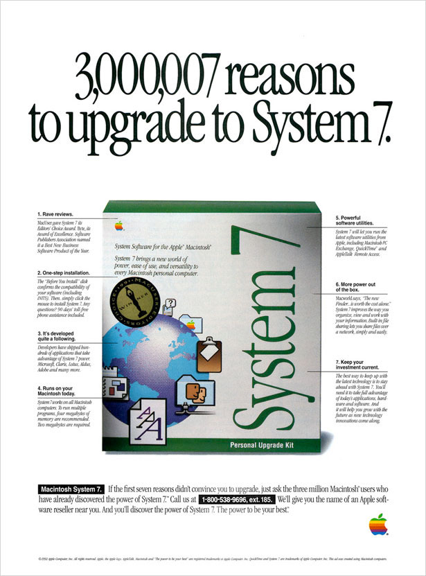 The Evolution of Apple Ads 1992system7