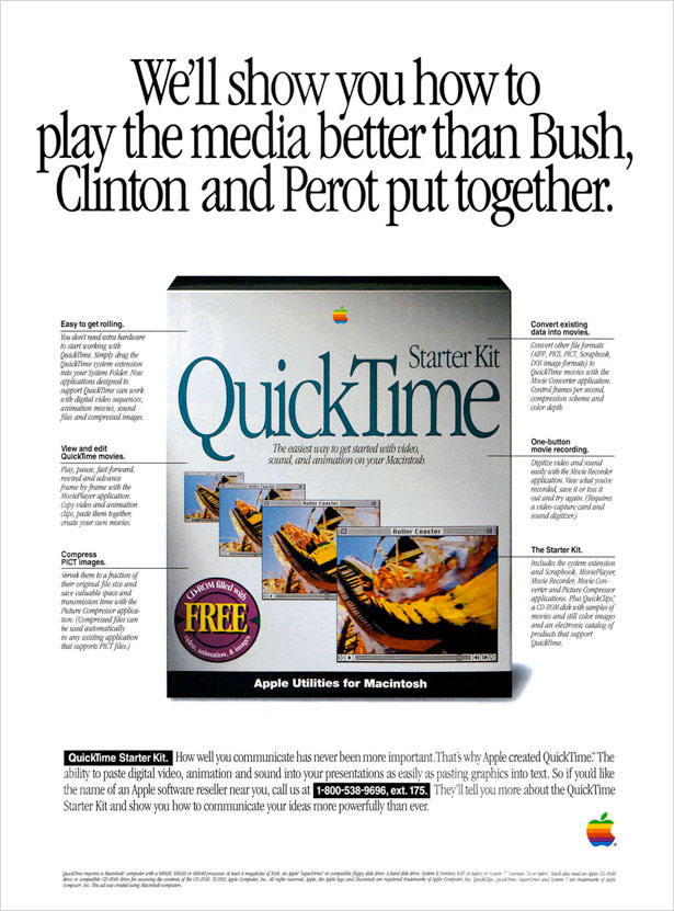 The Evolution of Apple Ads 1992quicktime
