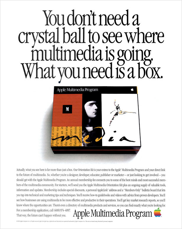 The Evolution of Apple Ads 1993applemultimedia 1