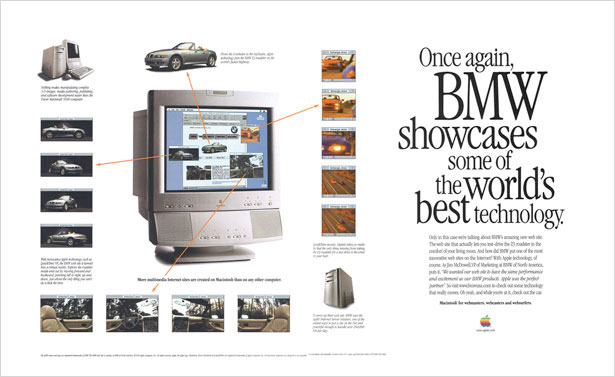 The Evolution of Apple Ads 1996bmwad