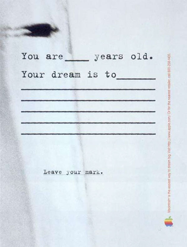 The Evolution of Apple Ads 1997leaveyourmark