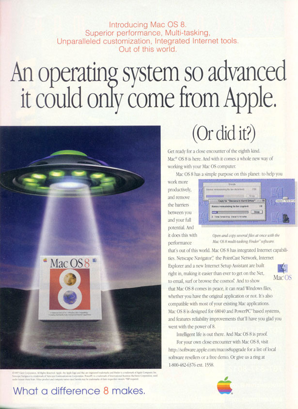 The Evolution of Apple Ads 1997os8