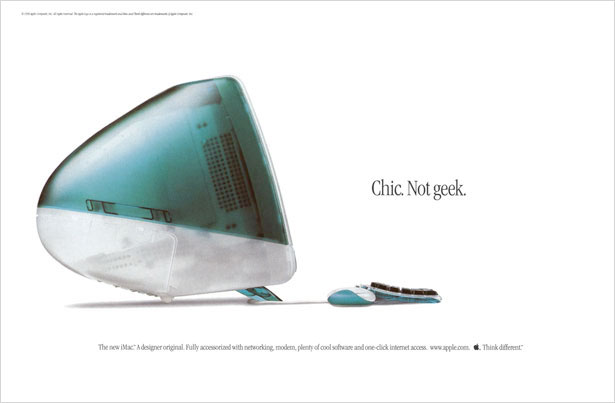 The Evolution of Apple Ads 1998imacchicnotgeek