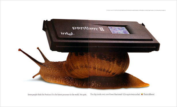 The Evolution of Apple Ads 1998snail
