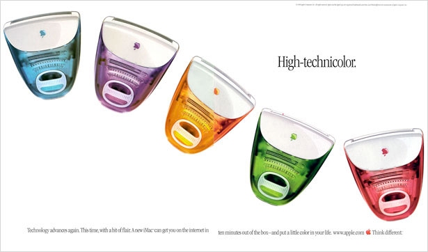 The Evolution of Apple Ads 1999imachightechnicolor