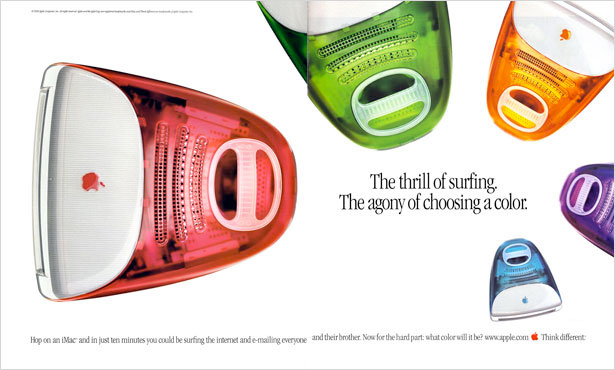 The Evolution of Apple Ads 1999thrillofsurfing