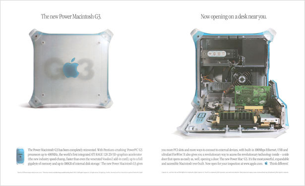 The Evolution of Apple Ads 1999powermacg3