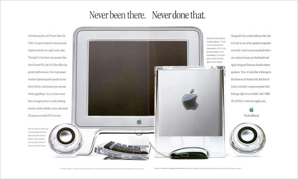 The Evolution of Apple Ads 2000g4cubead