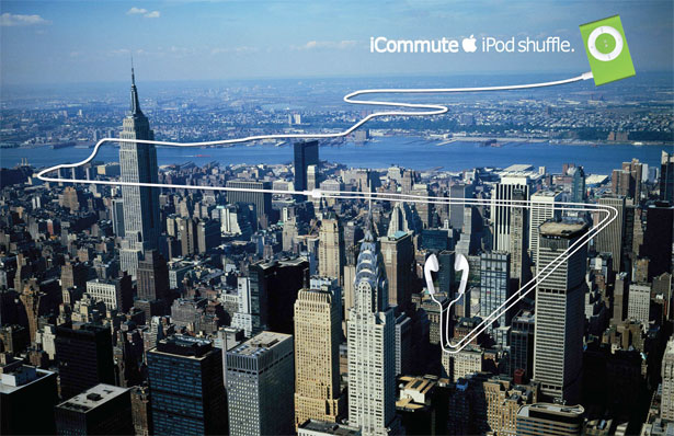 The Evolution of Apple Ads icommuteipodshuffle