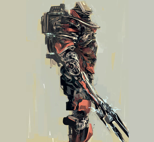 35 Futuristic Illustrations of Robot Art robot 10