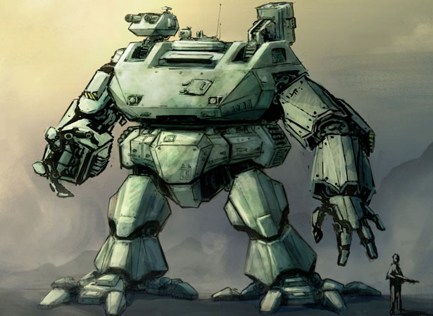 35 Futuristic Illustrations of Robot Art robot 11