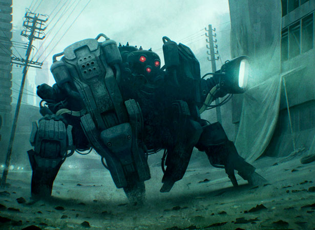35 Futuristic Illustrations of Robot Art robot 29