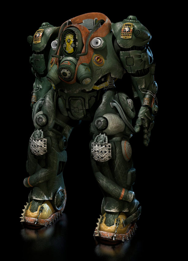 35 Futuristic Illustrations of Robot Art robot 32