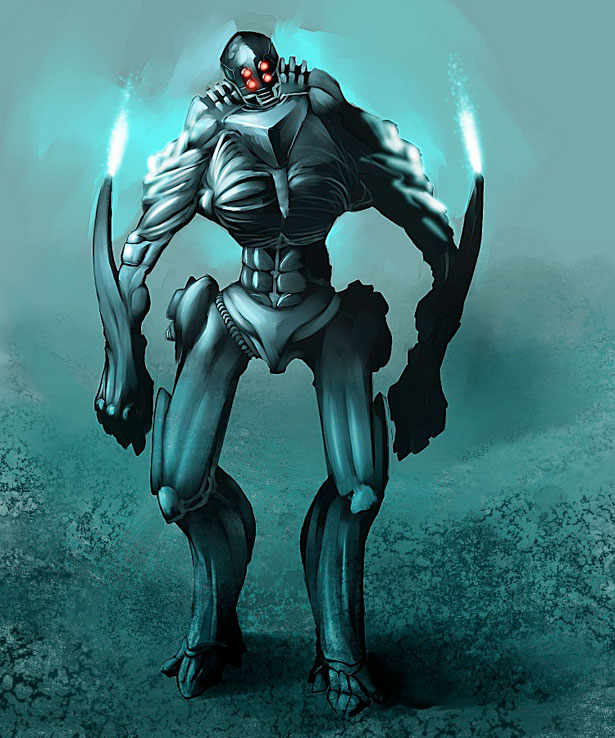 35 Futuristic Illustrations of Robot Art robot 43