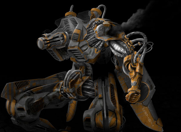 35 Futuristic Illustrations of Robot Art robot 54
