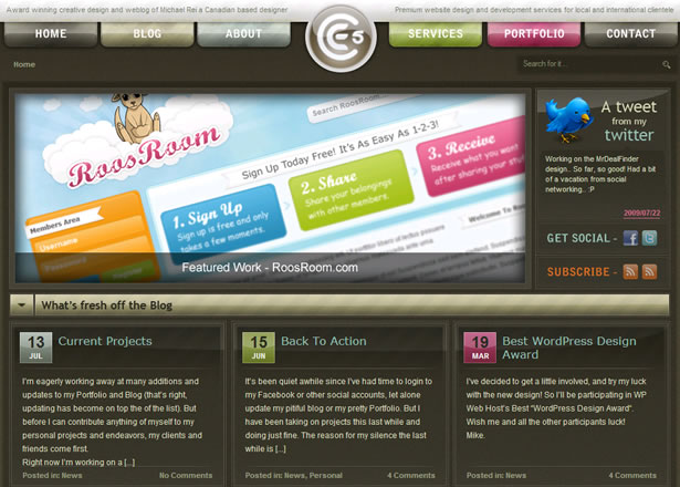 How to Create an Organic Web Design <br/> (and Showcase) site4