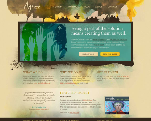 How to Create an Organic Web Design <br/> (and Showcase) site30