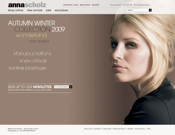 35 Inspirational Fashion Website Designs Anna Scholz