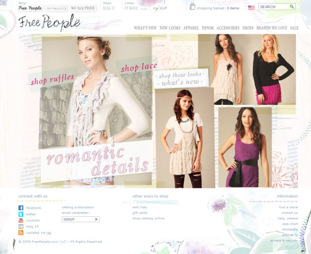 35 Inspirational Fashion Website Designs Free People