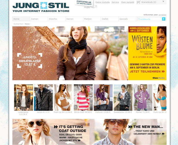 35 Inspirational Fashion Website Designs Junstil