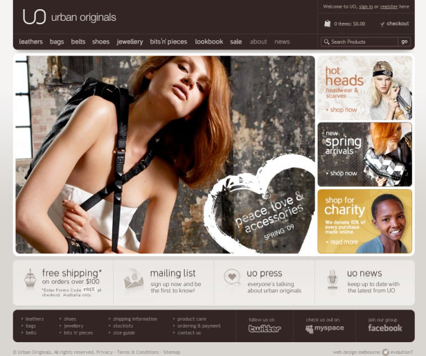 35 Inspirational Fashion Website Designs Urban Originals