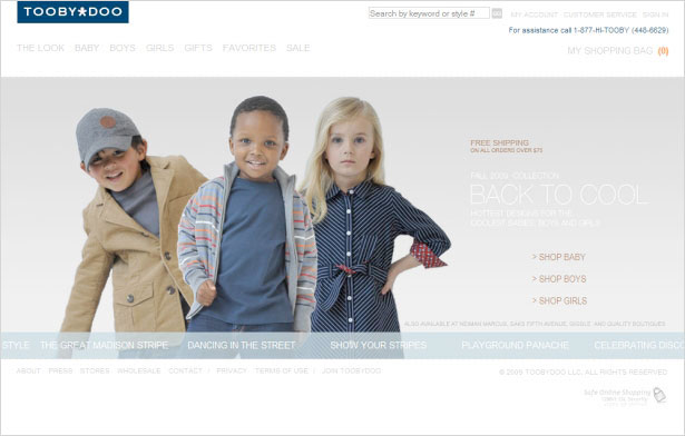 35 Inspirational Fashion Website Designs Tooby Doo