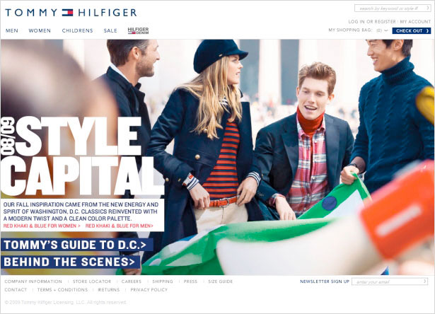 35 Inspirational Fashion Website Designs Tommy Hilfiger