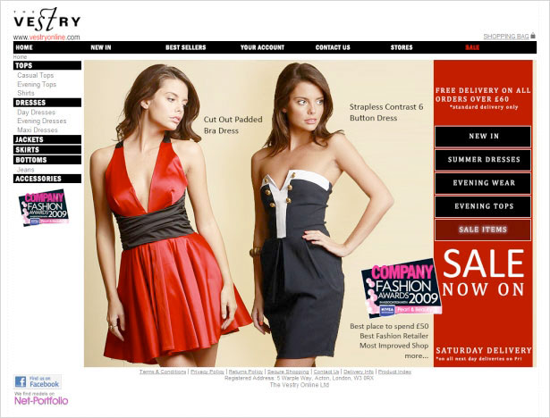 35 Inspirational Fashion Website Designs The Vestry