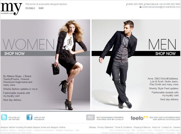 35 Inspirational Fashion Website Designs My Wardrobe