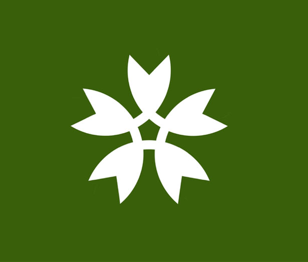 100 Examples of Japanese Municipal Flags IwakuniYamaguchi