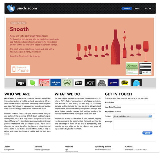 25 Examples of Web 2.0 and Traditional Design Rules Coming Together pinch zoom