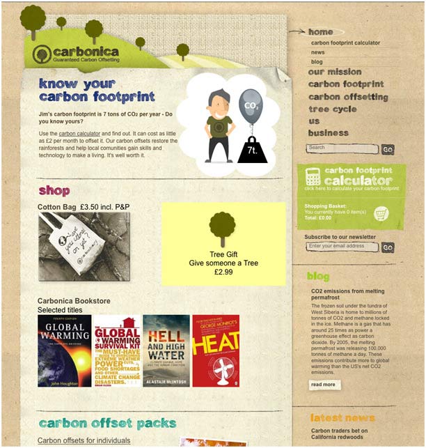 25 Examples of Web 2.0 and Traditional Design Rules Coming Together carbonica